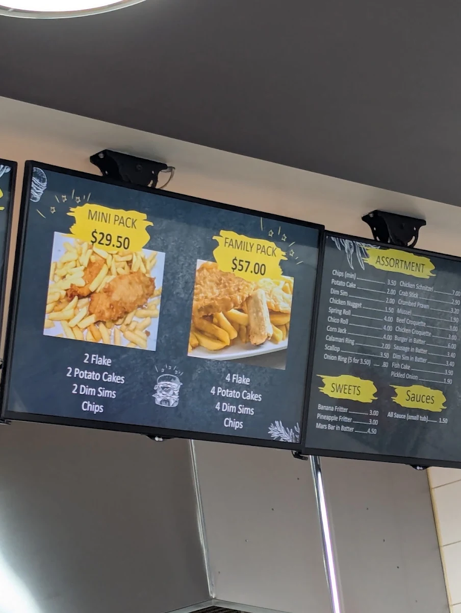 Menu, Gills And Grills