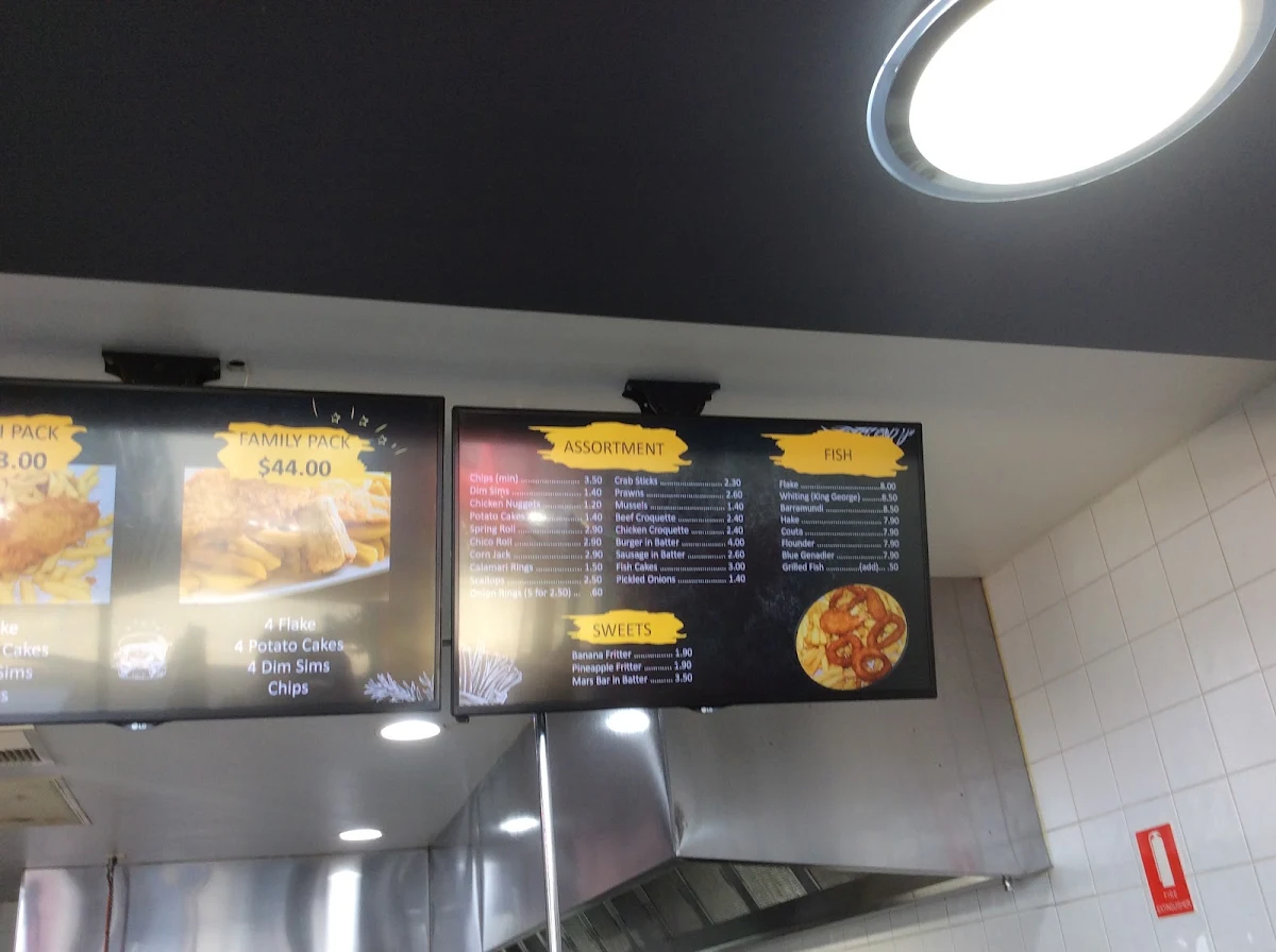 Menu, Gills And Grills