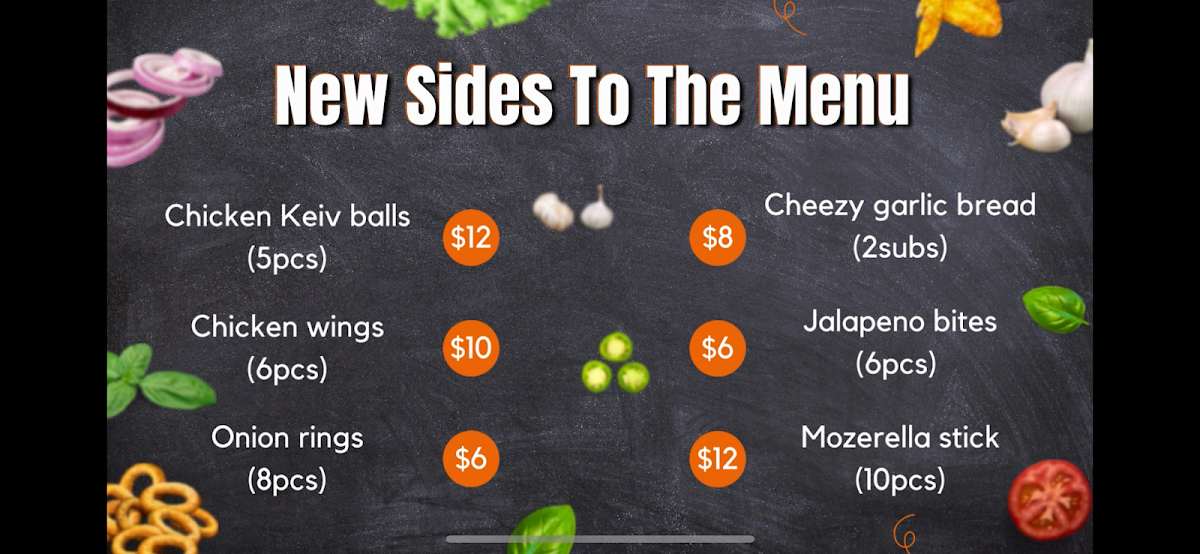 Menu, North Kellyville Pizza