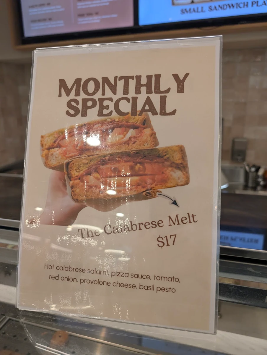 Menu, Kaily’s Sandwich Shop