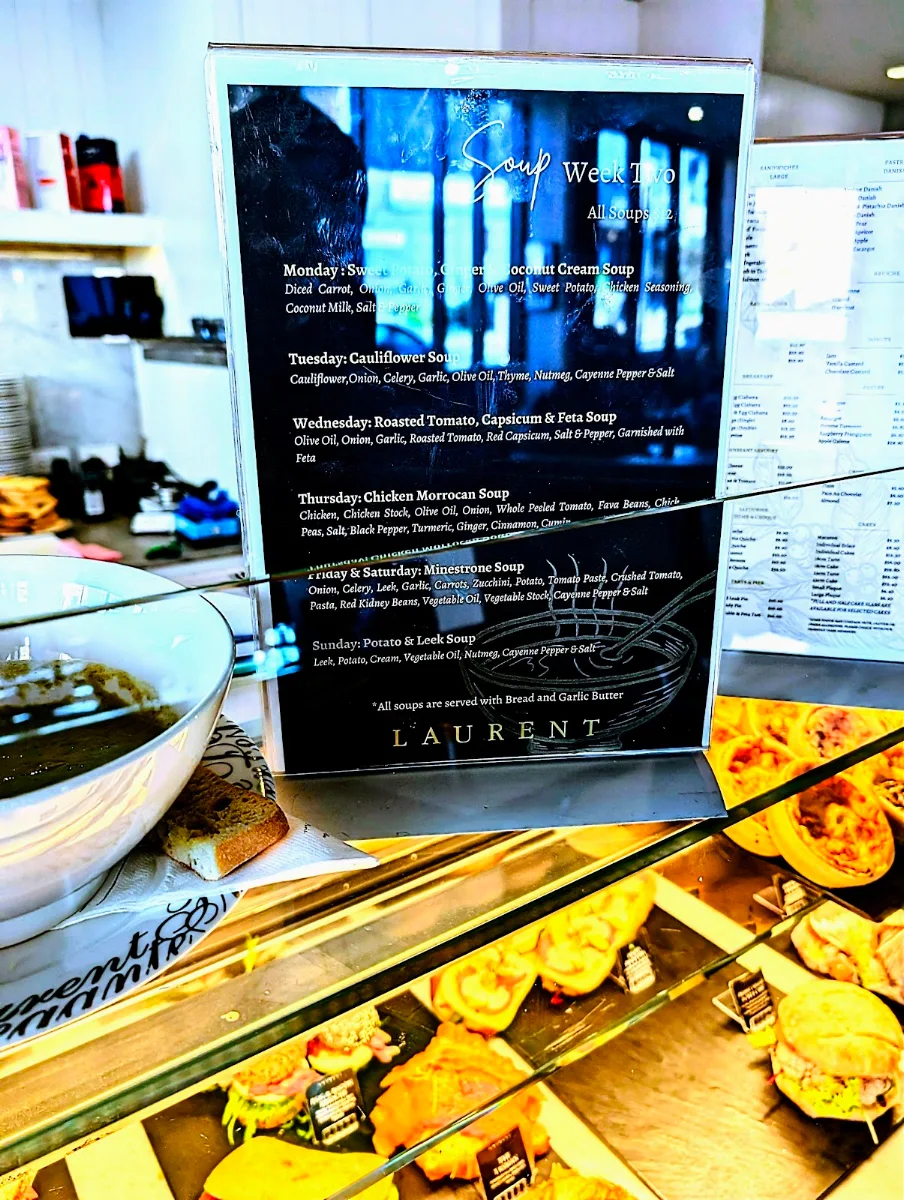 Menu, Laurent
