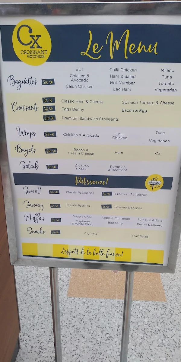 Menu, Jesters