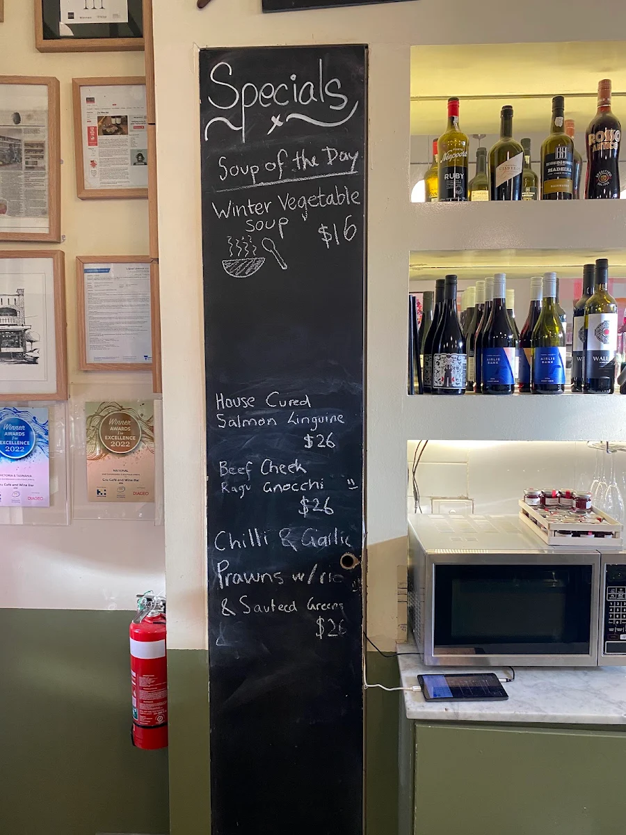 Menu, Town & Country Home Garden Cafe