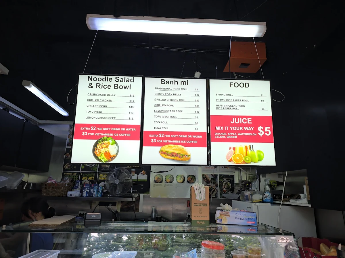 Menu, Anh Food & Juice