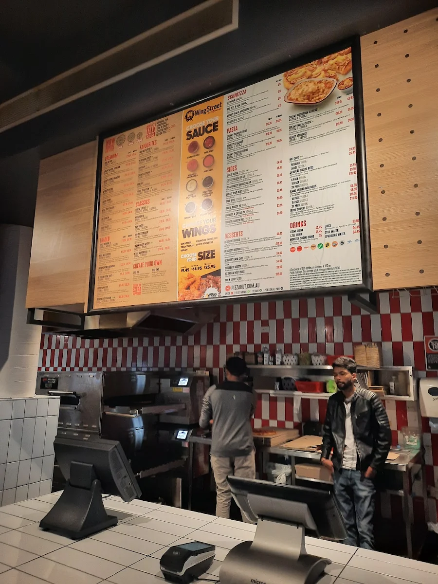 Menu, Pizza Hut Merrylands