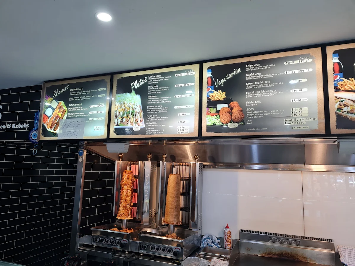Menu, Naji’s Riverwood