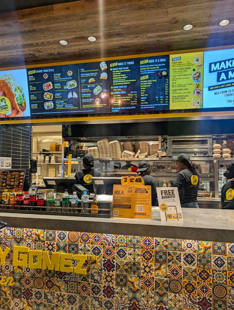 Menu, Guzman y Gomez - Mirrabooka