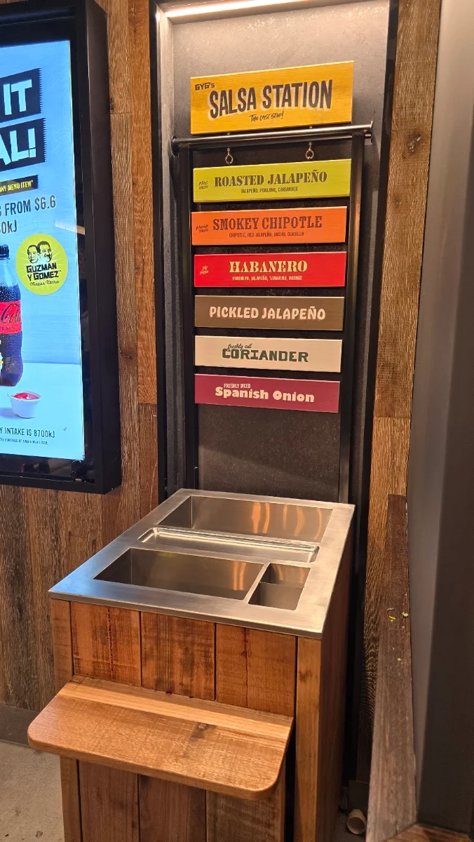Menu, Guzman y Gomez - Mirrabooka