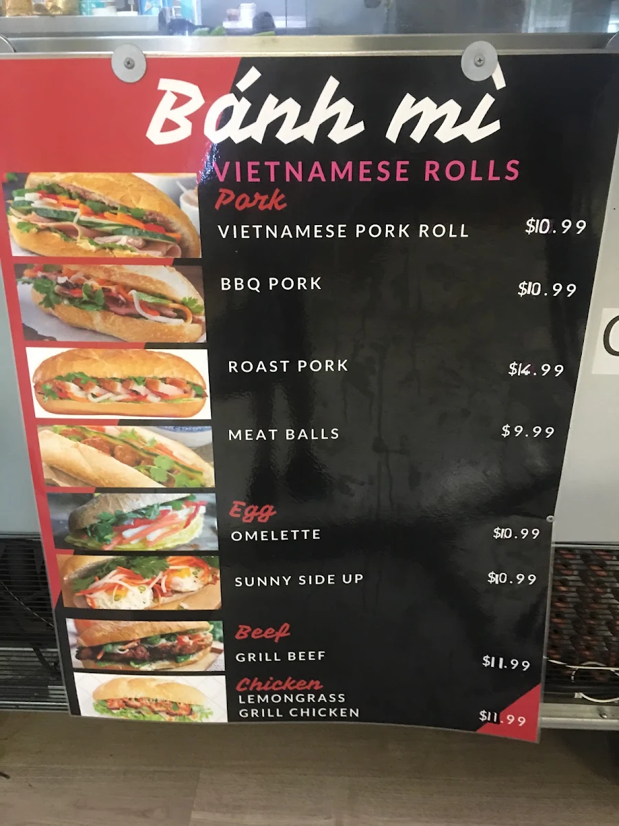 Menu, The Little Ky Son