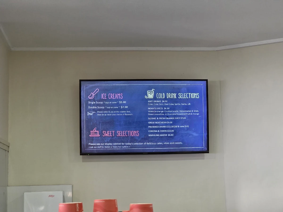 Menu, The Coffee Lounge