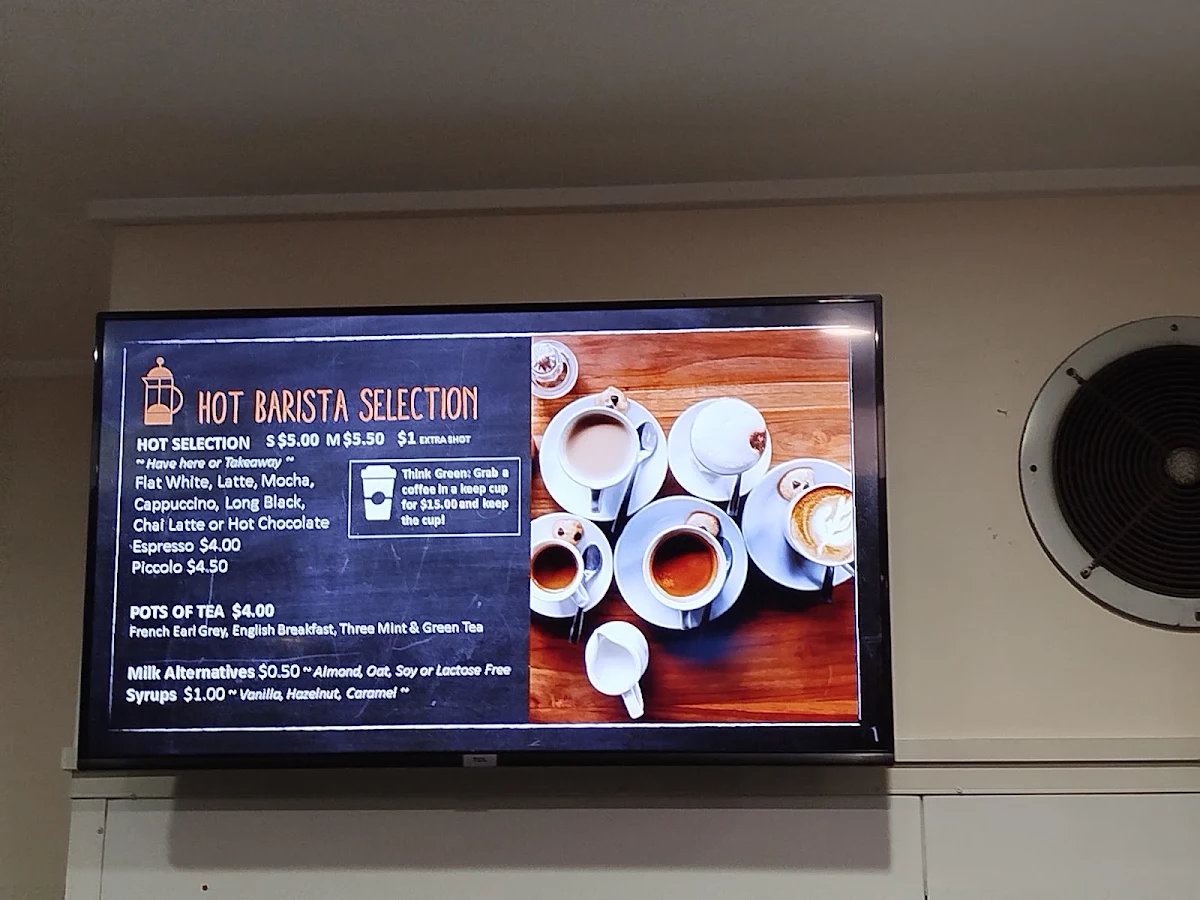 Menu, The Coffee Lounge