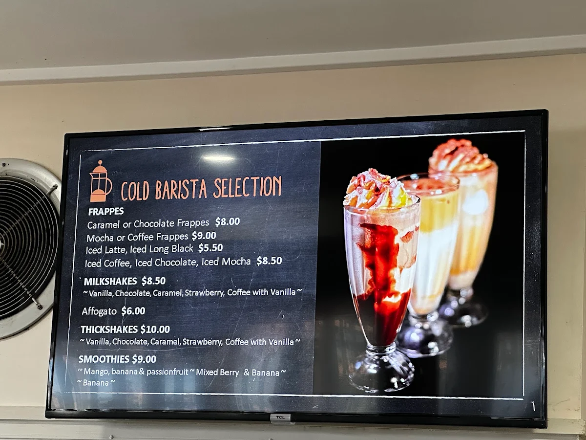 Menu, The Coffee Lounge