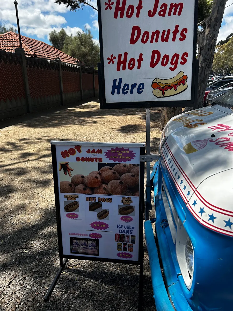 Menu, Melbourne Ice Cream Vans