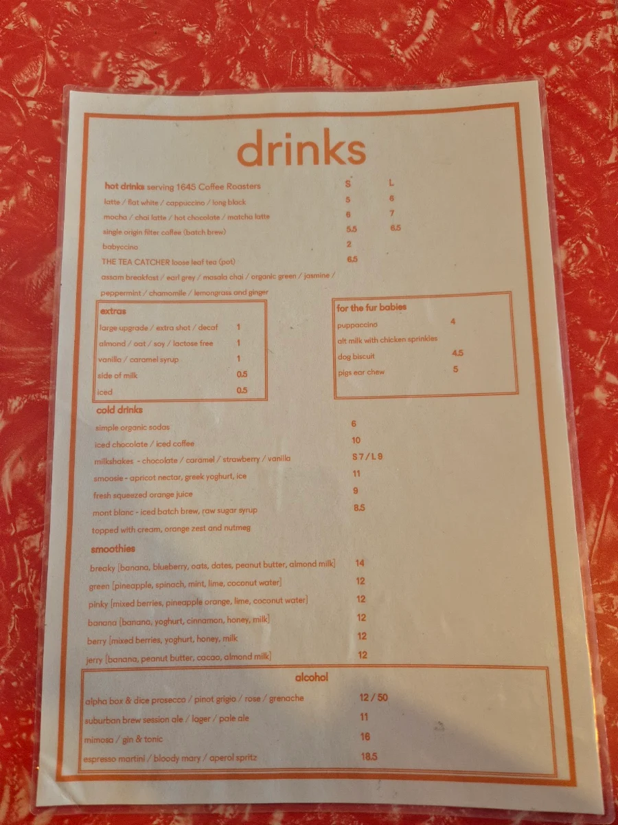 Menu, Bond and Lane