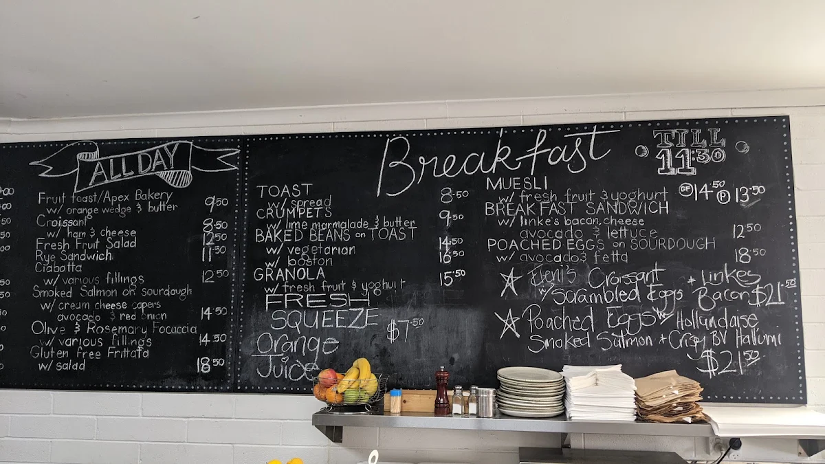 Menu, Darling's Food With Passion Cafe