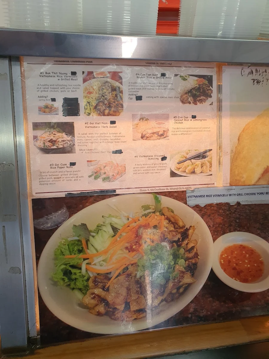 Menu, Coulson Street Takeaway & Carvery