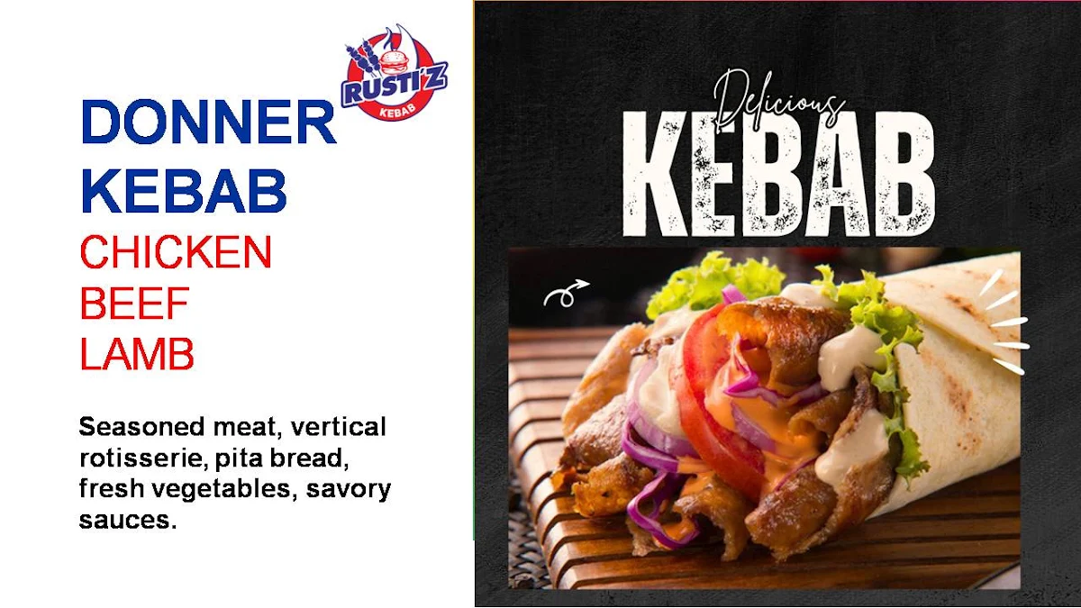 Menu, Rustiz Kebab