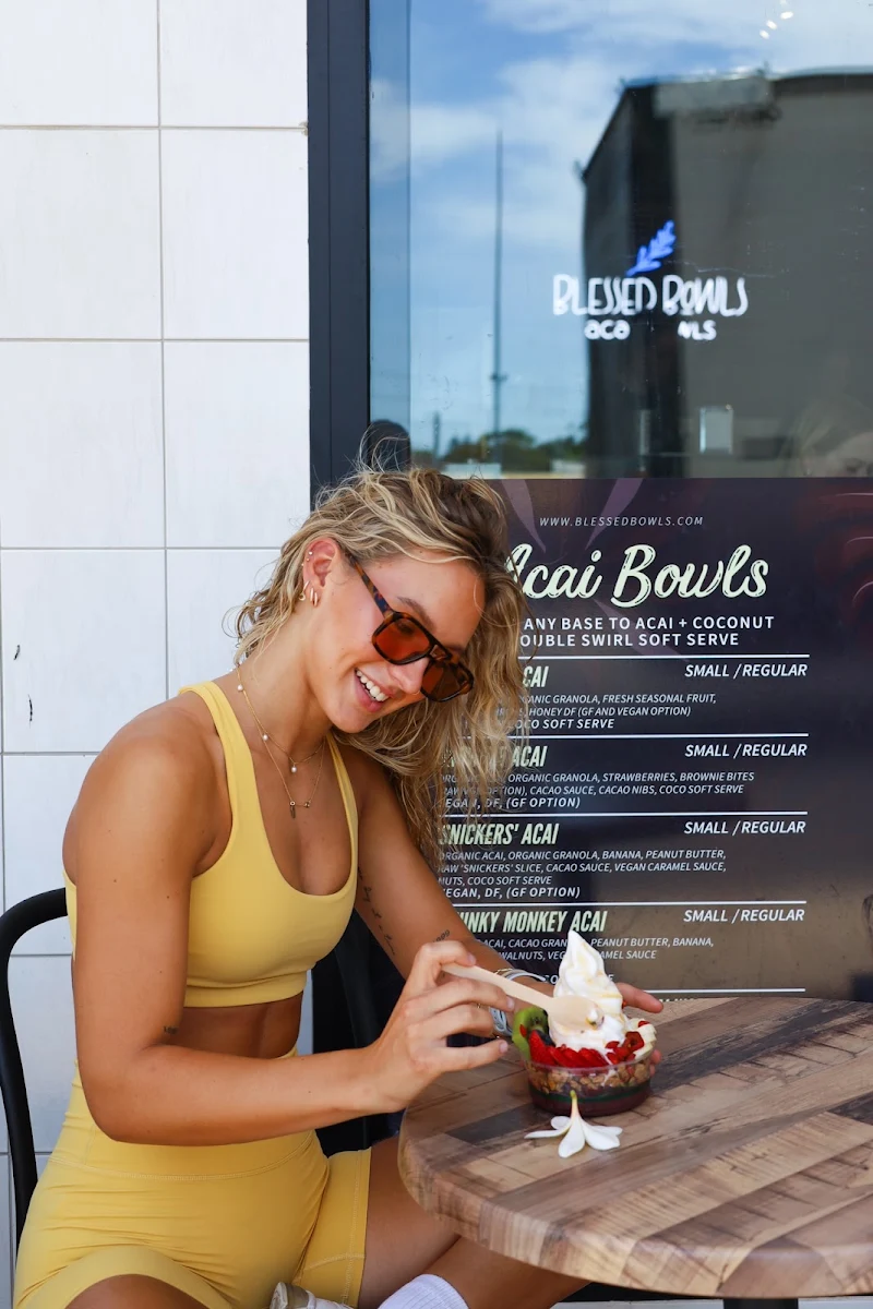 Menu, Blessed Bowls Collaroy
