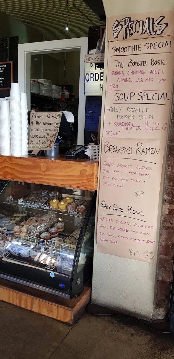 Menu, Old Green Bean