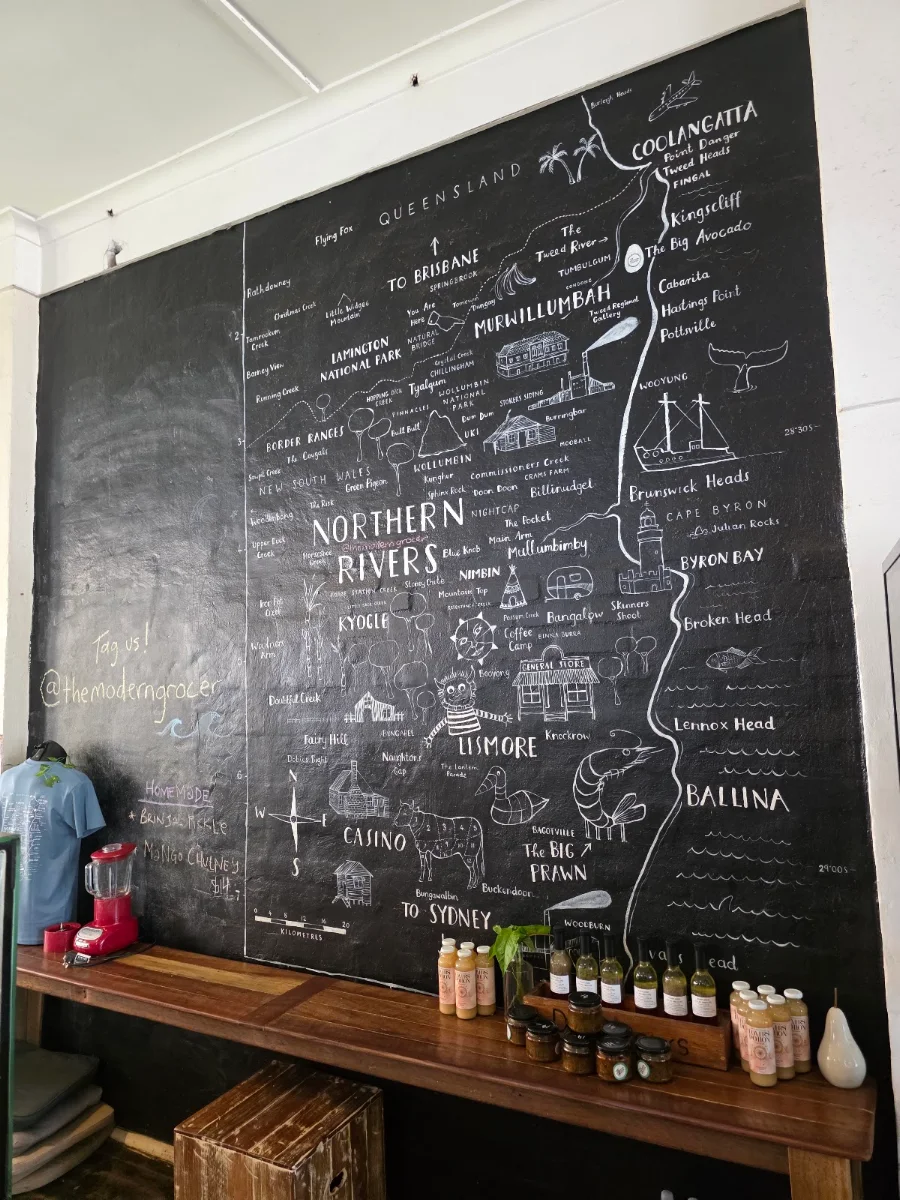 Menu, The Modern Grocer
