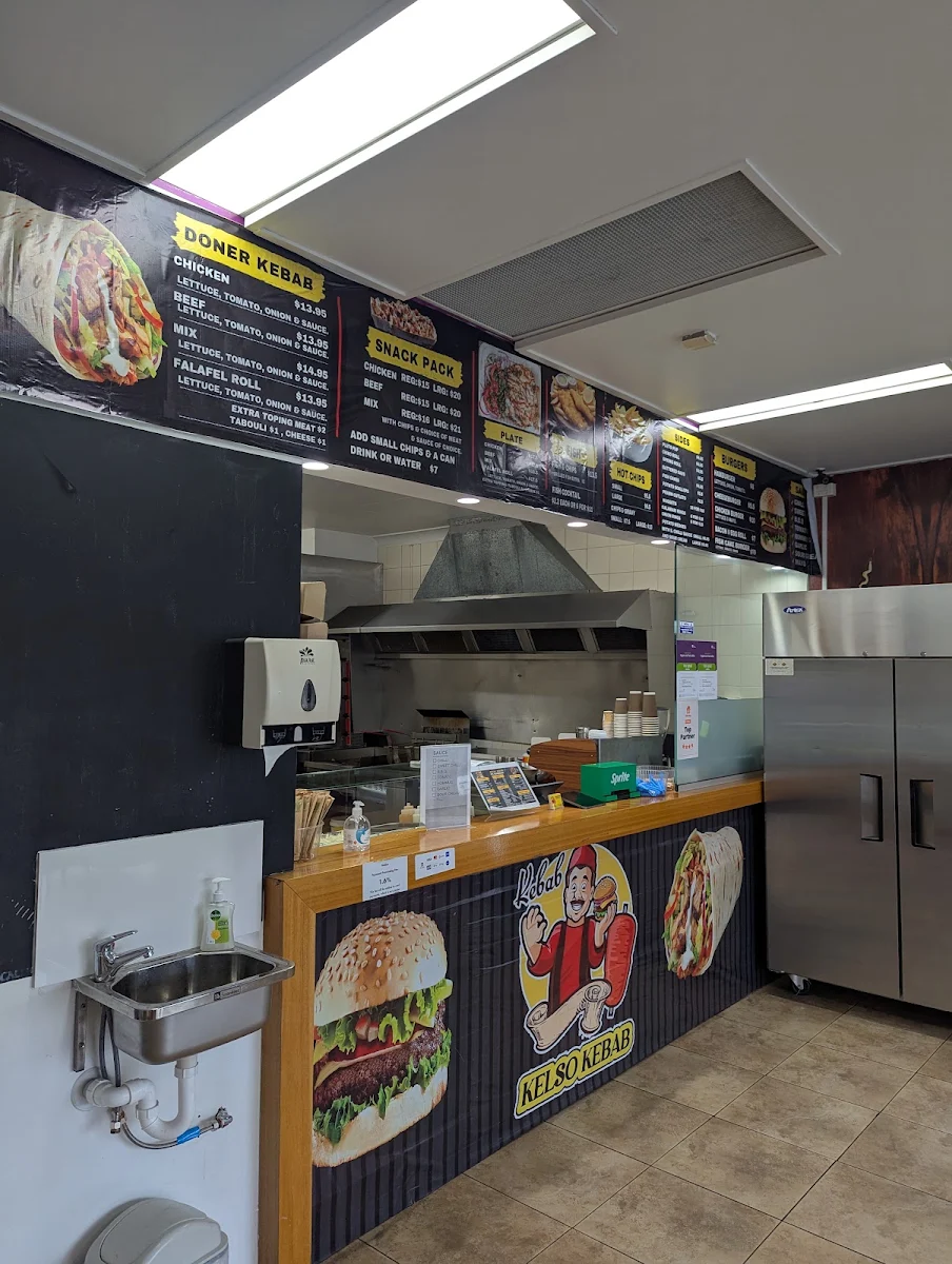 Menu, Kelso kebab