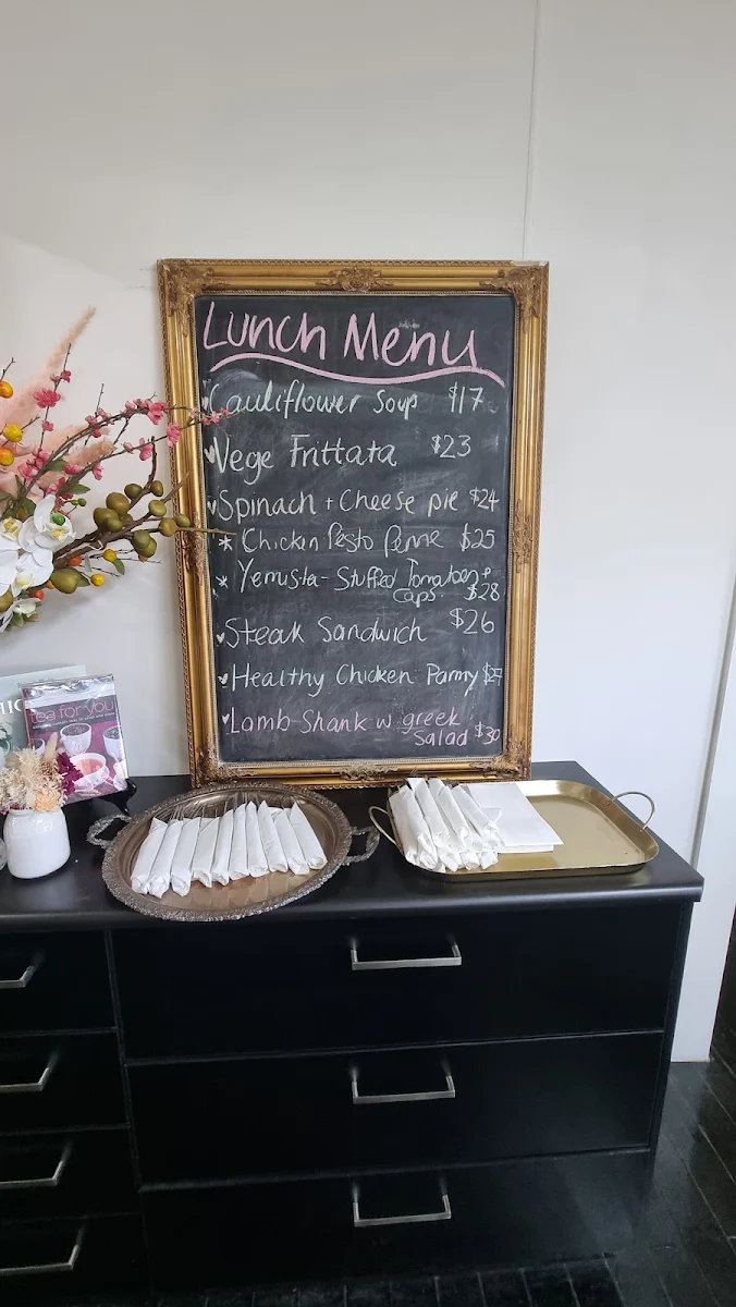 Menu, House of Herbs & Roses