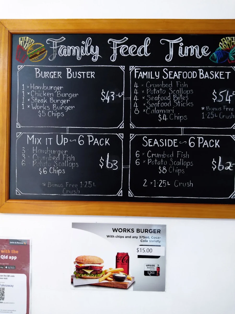 Menu, Jojo's Takeaway (bundamba)