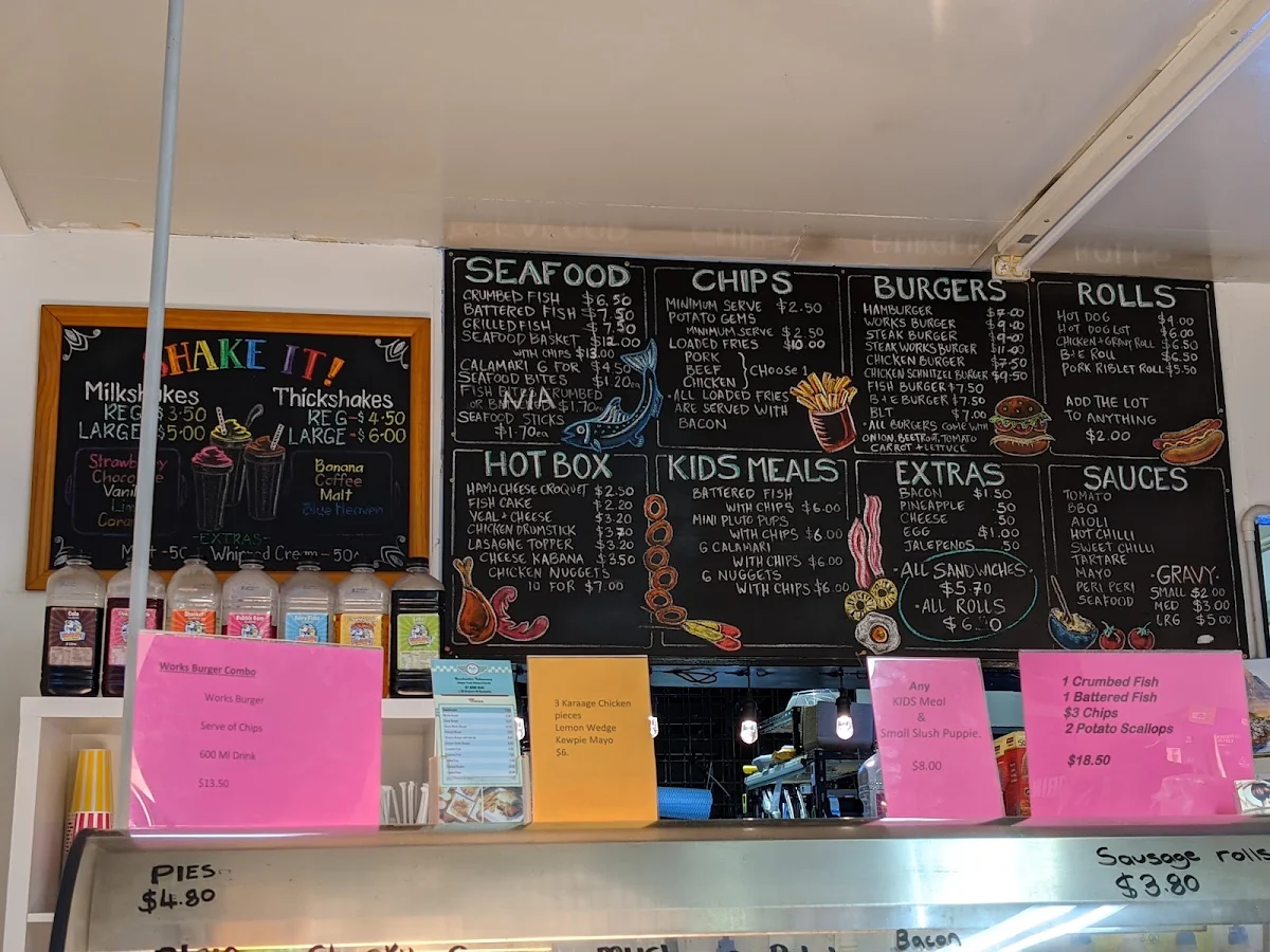 Menu, Jojo's Takeaway (bundamba)