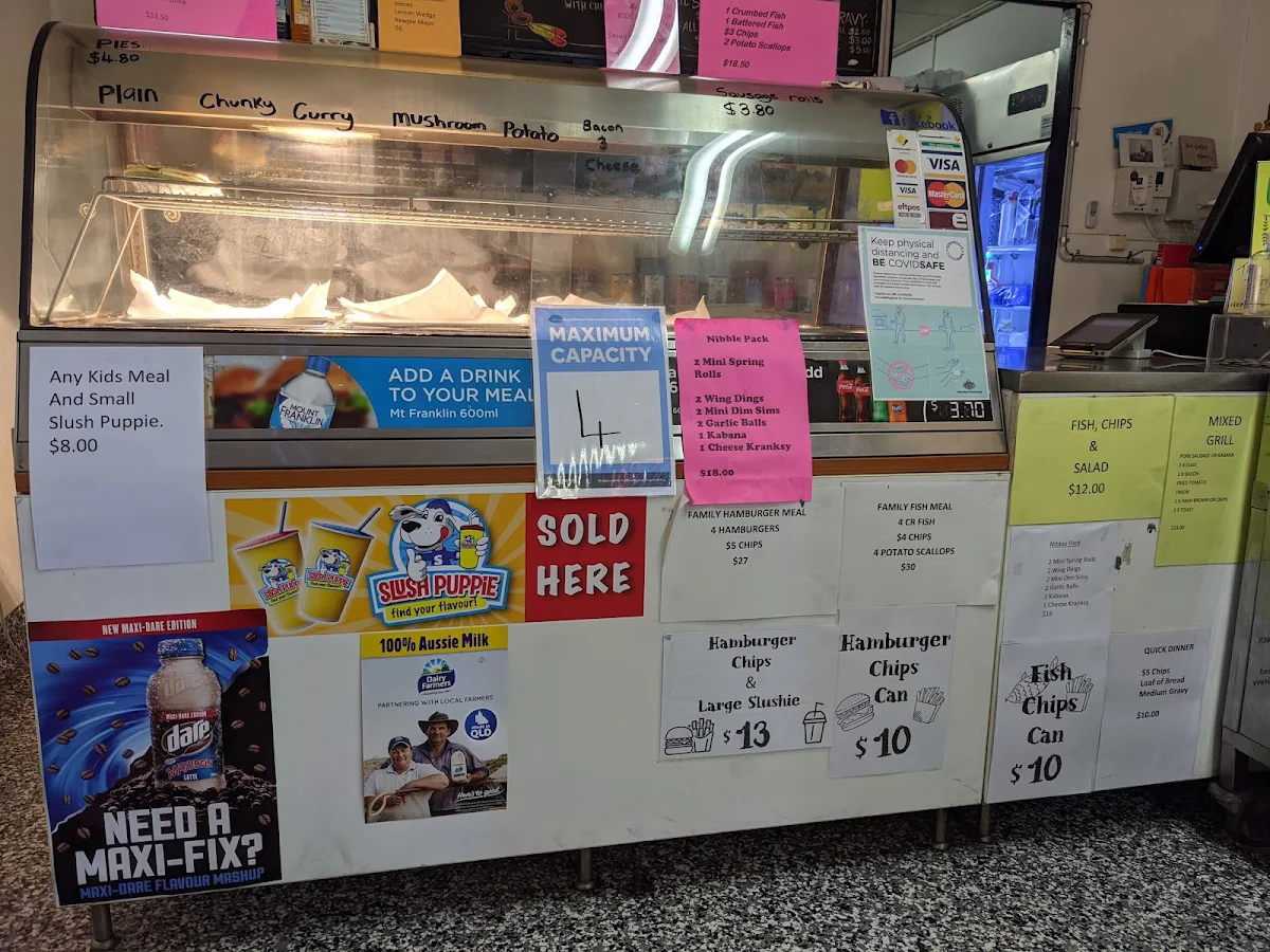 Menu, Jojo's Takeaway (bundamba)