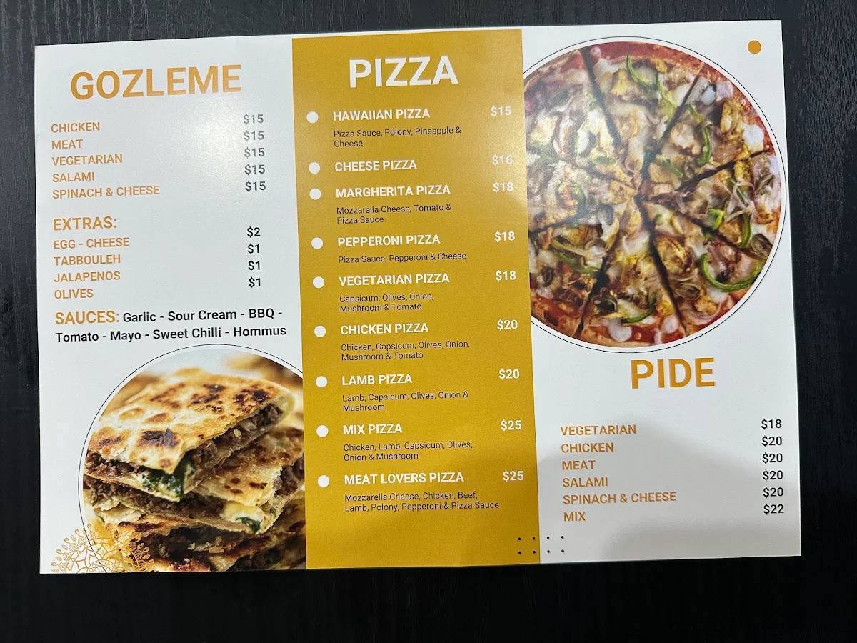 Menu, 6061 Cafe & Shisha Lounge