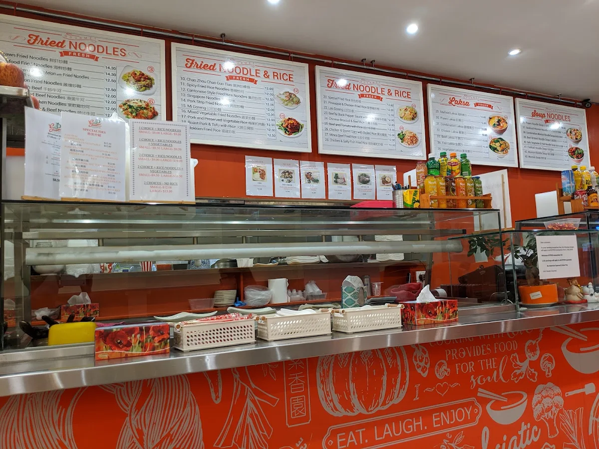 Menu, G and P Asiatic Gourmet