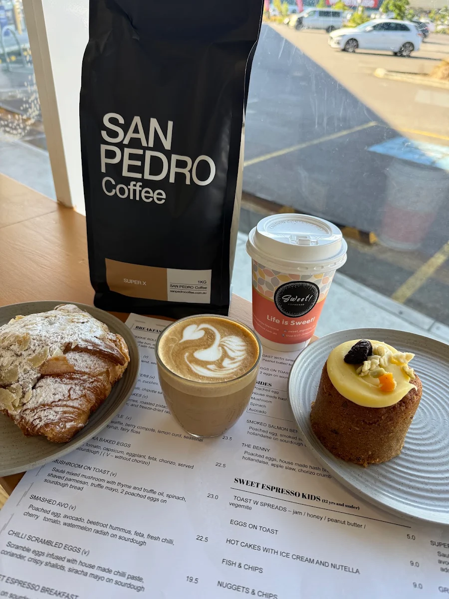 Menu, Sweet Espresso Cafe