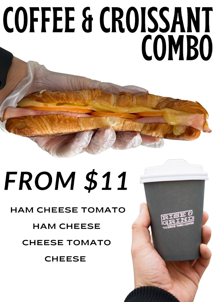 Menu, Rise & Grind Drive Thru Coffee Preston