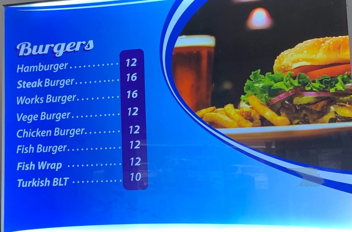 Menu, The Fish Centre