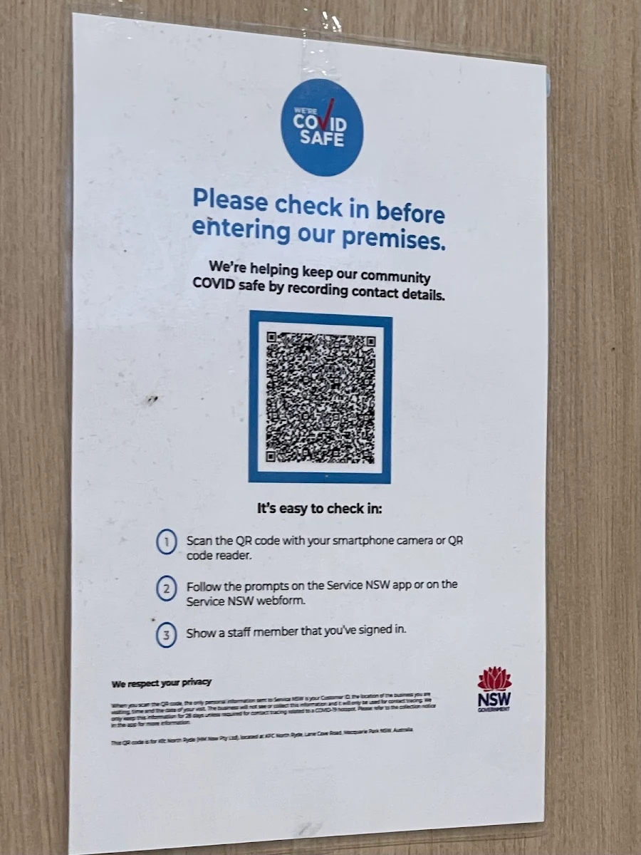 Menu, KFC North Ryde