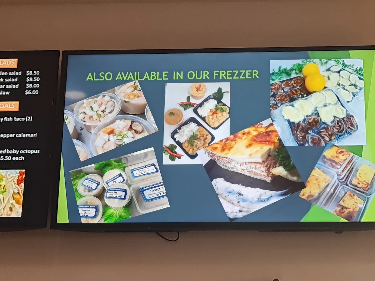 Menu, Noosaville Fish Market