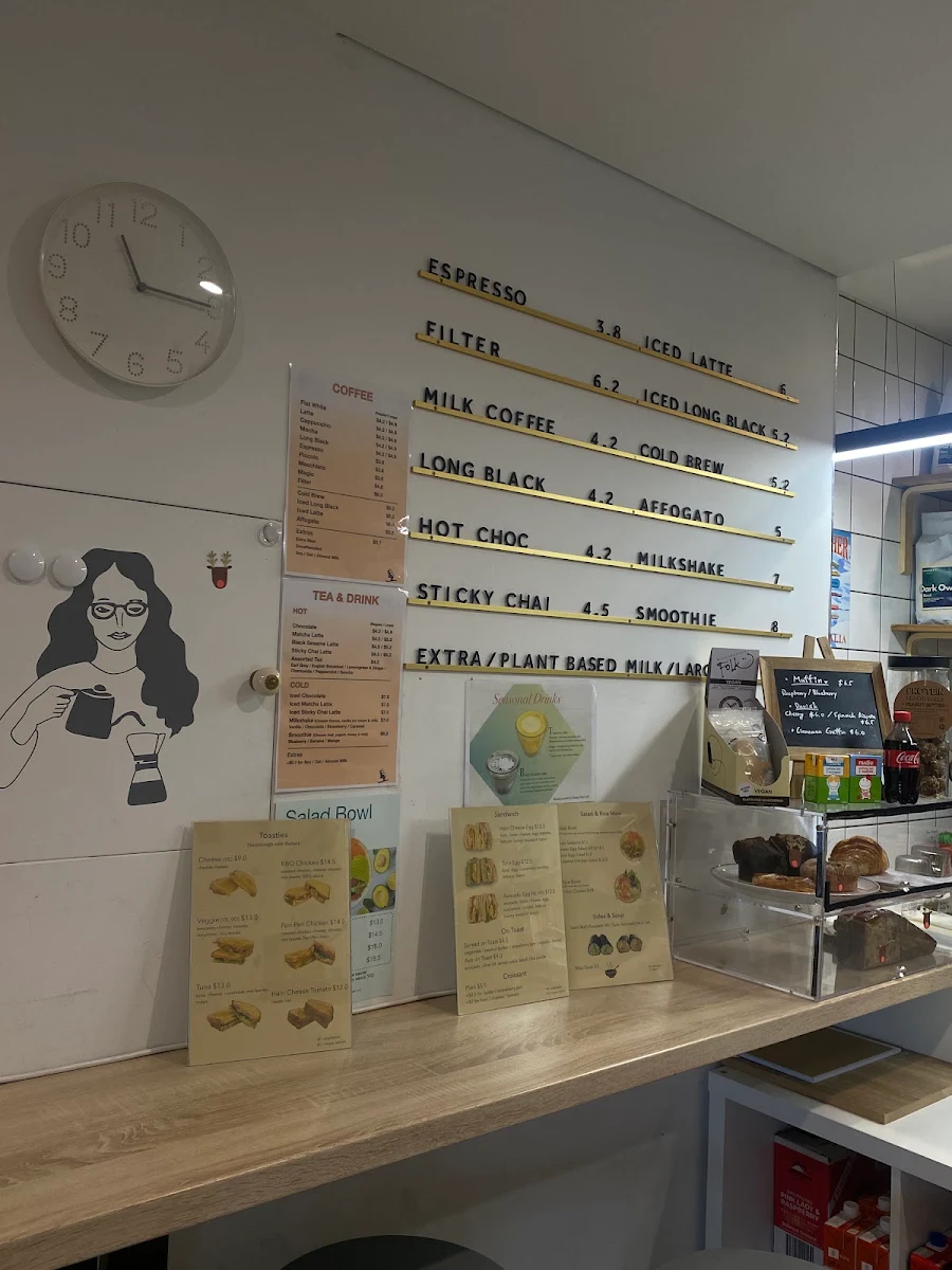 Menu, Bunny Slope Cafe