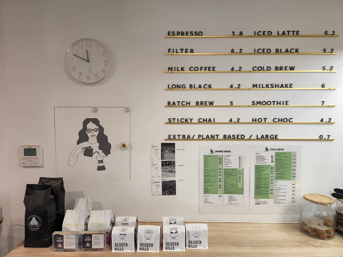 Menu, Bunny Slope Cafe