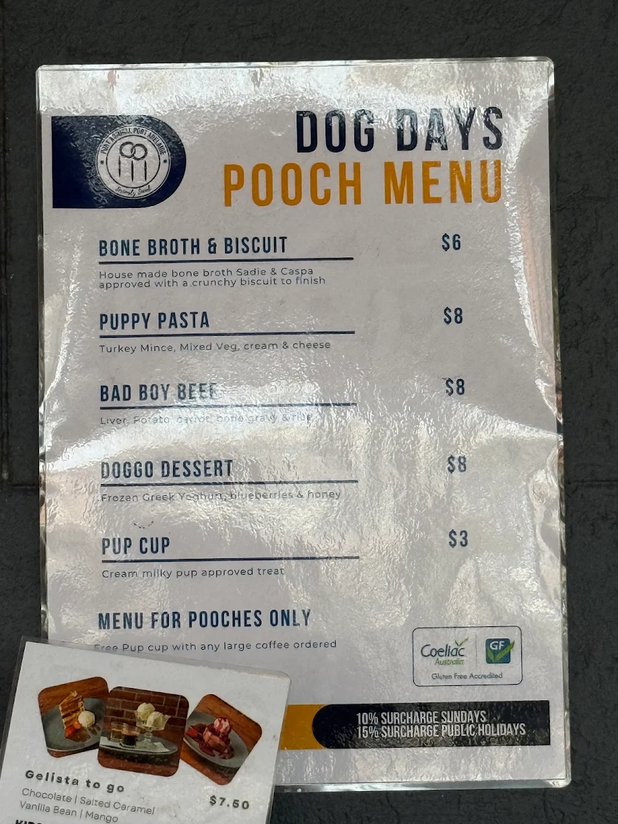 Menu, Pancakes At The Port
