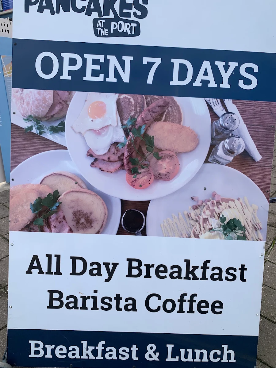 Menu, Pancakes At The Port