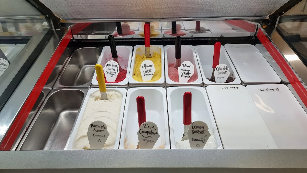 Menu, Gelato Gelato