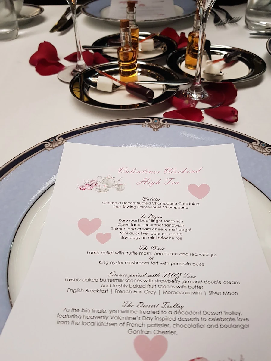 Menu, Alluvial Restaurant