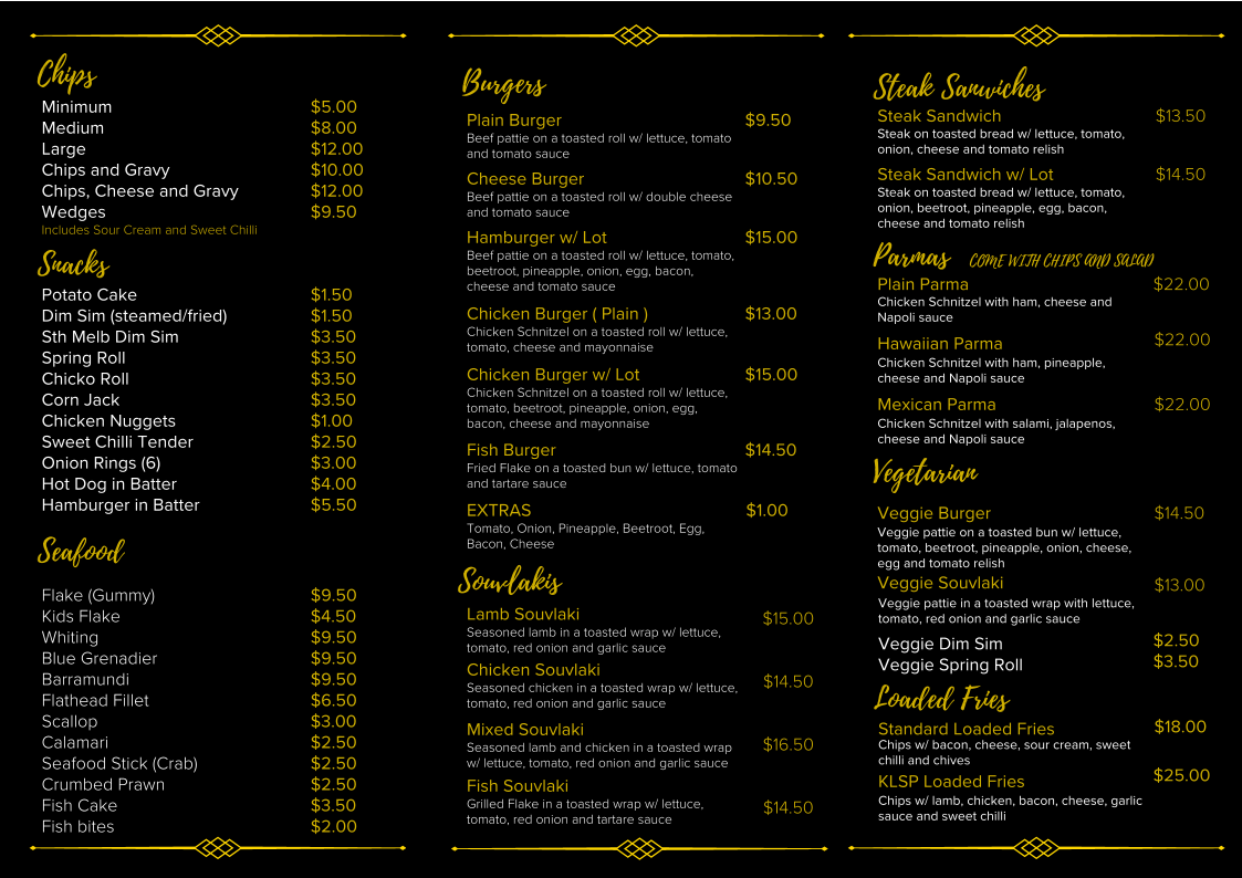 Menu photo 1