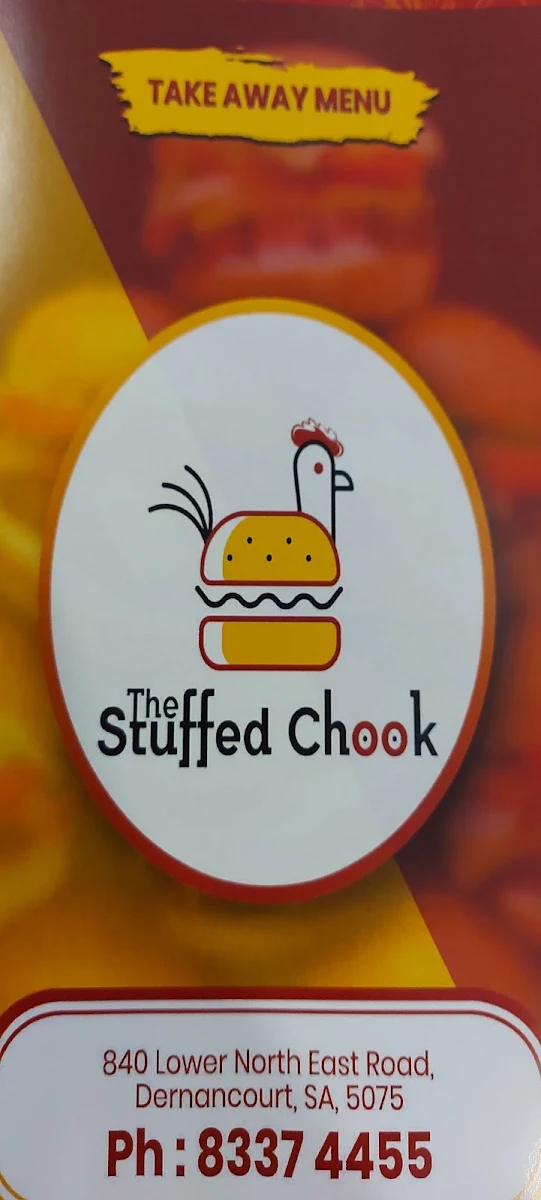 Menu, The Stuffed Chook - Chicken Shop