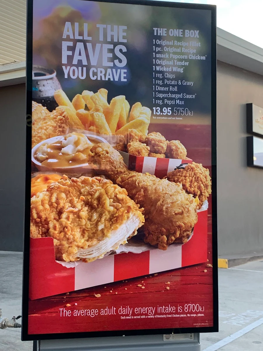Menu, KFC North Lakes