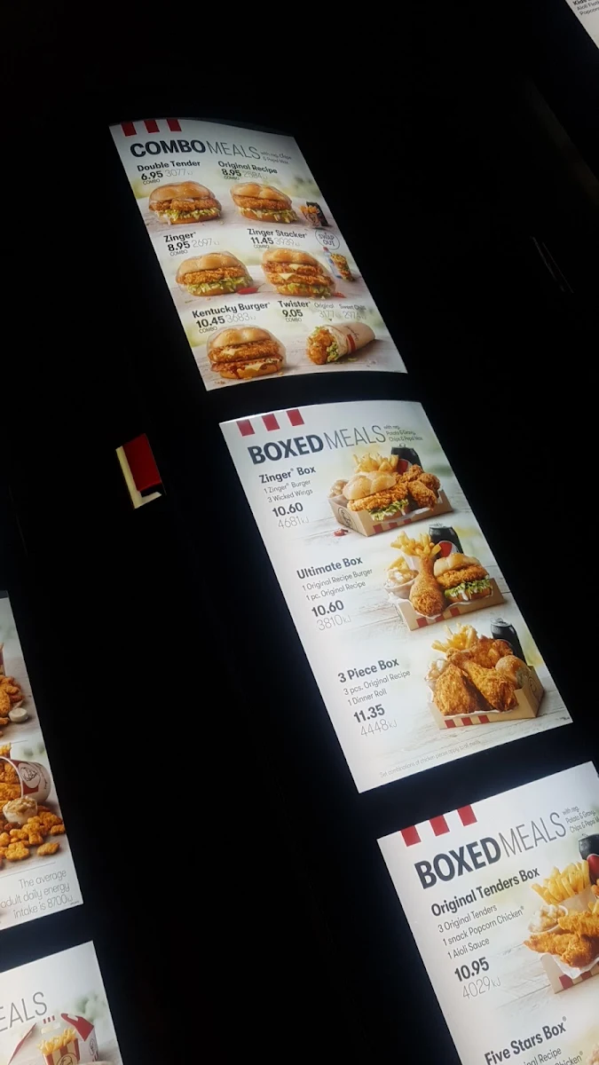 Menu, KFC North Lakes