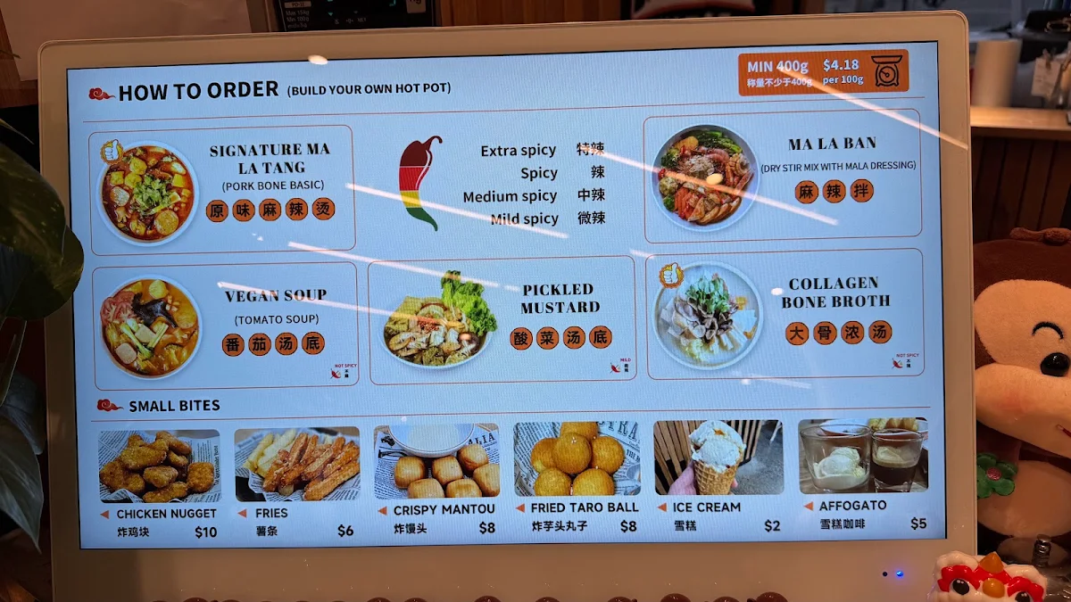 Menu, Little Monkey Hot Pot - Malatang Hot Pot