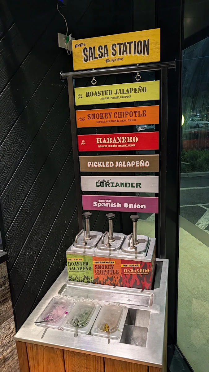 Menu, Guzman y Gomez - Kennington
