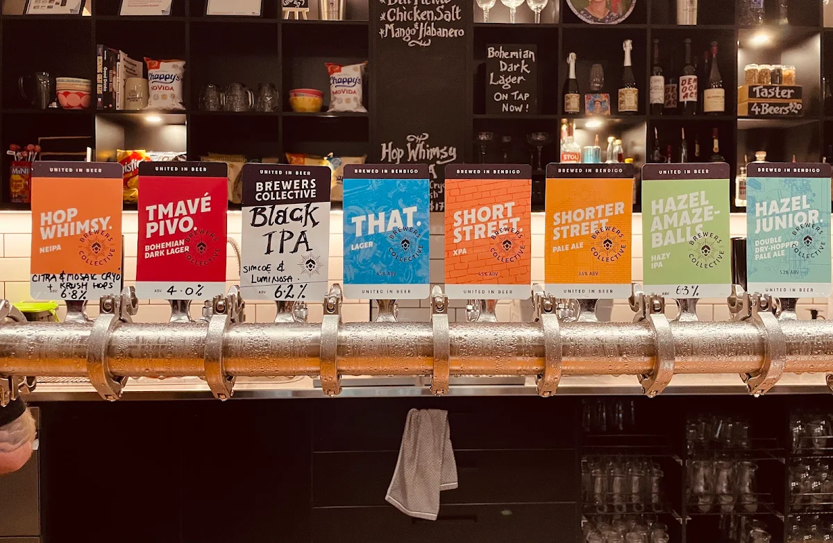 Menu, Brewers Collective
