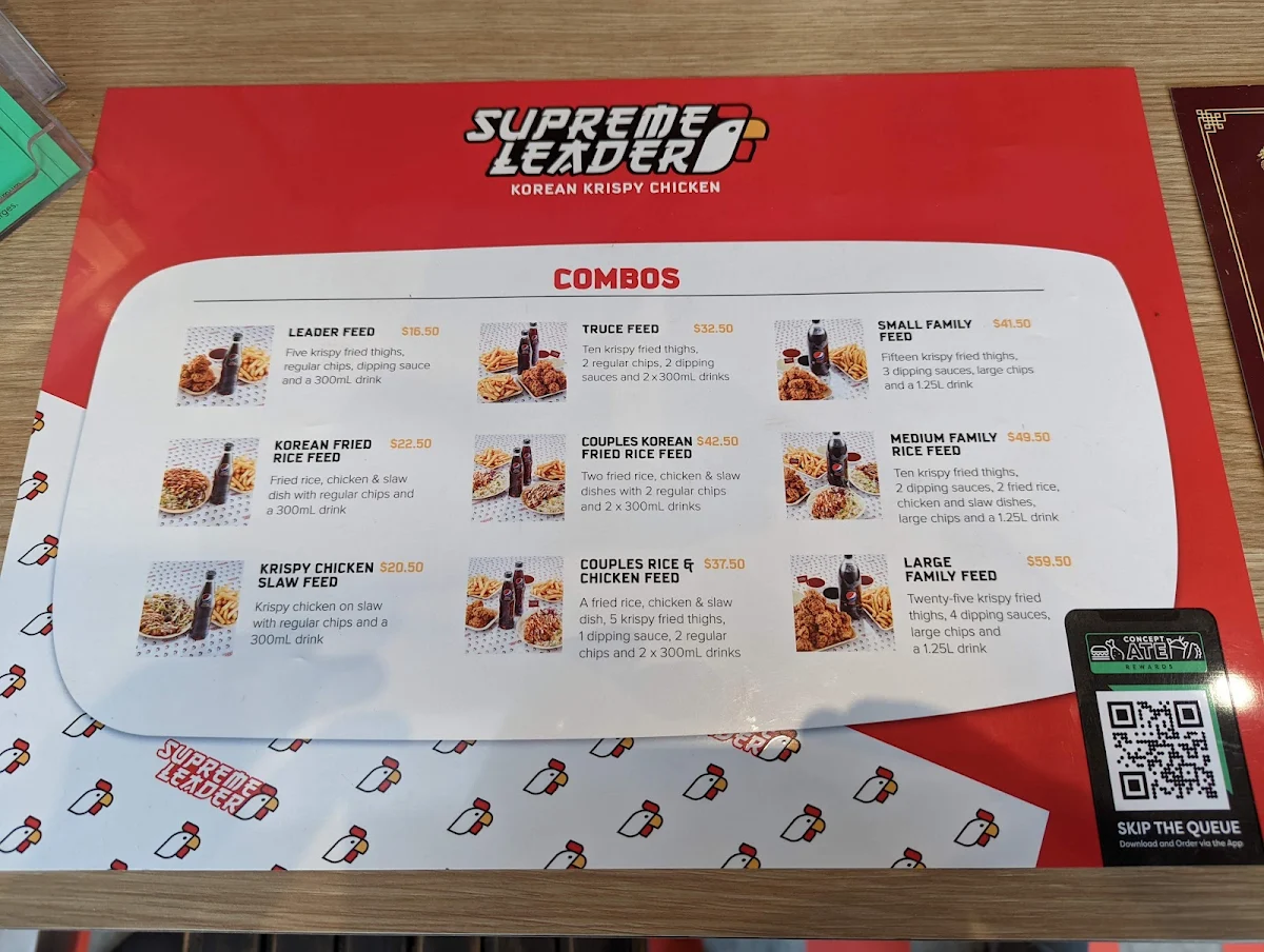 Menu, Noodle Box™ Everton Park
